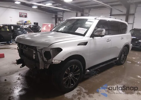 2017 Nissan Armada Platinum from USA, damaged, VIN JN8AY2NE9H9704108